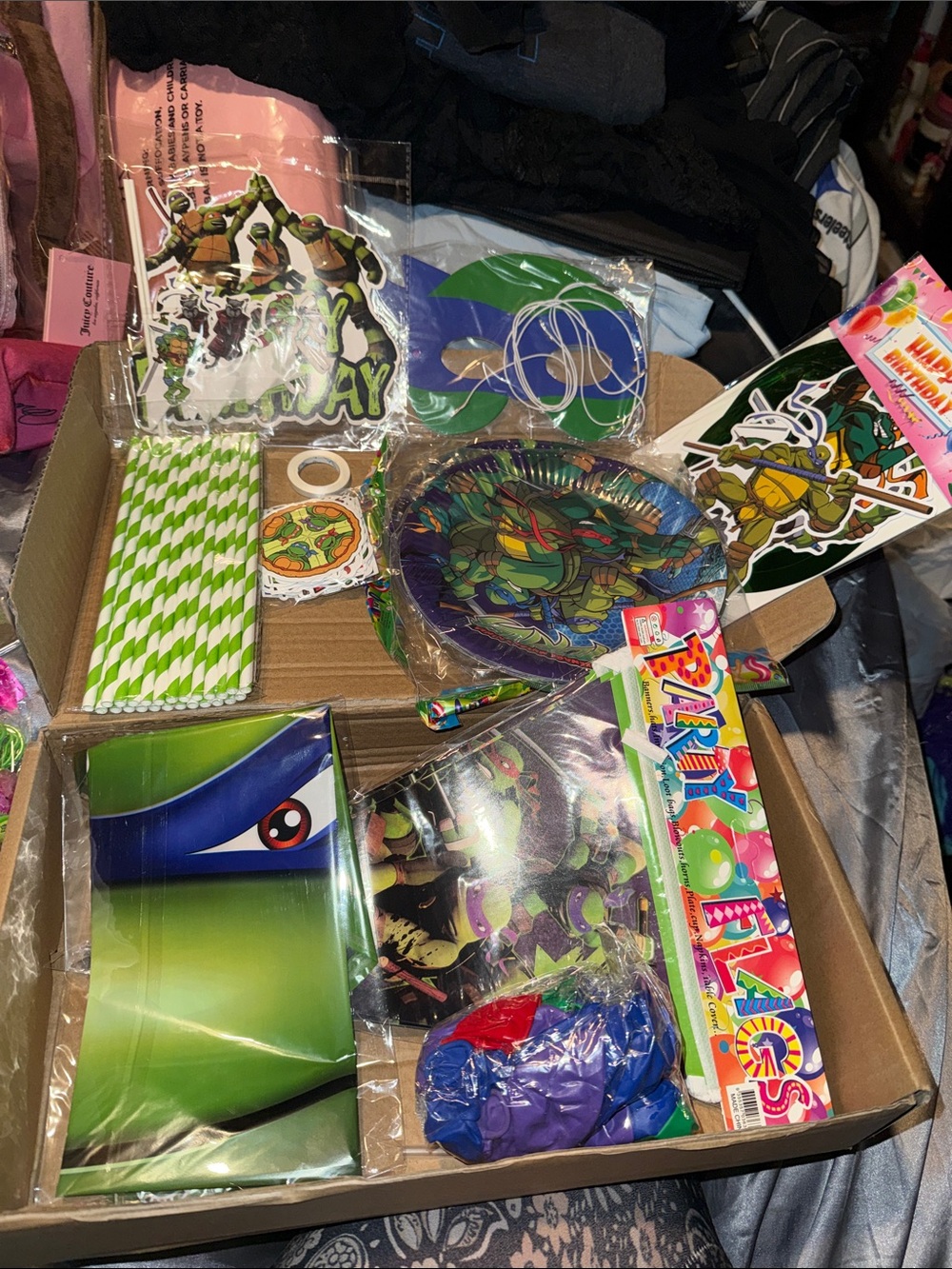 Teenage Mutant Ninja Turtles Birthday Party Set!!! A Big Set!!